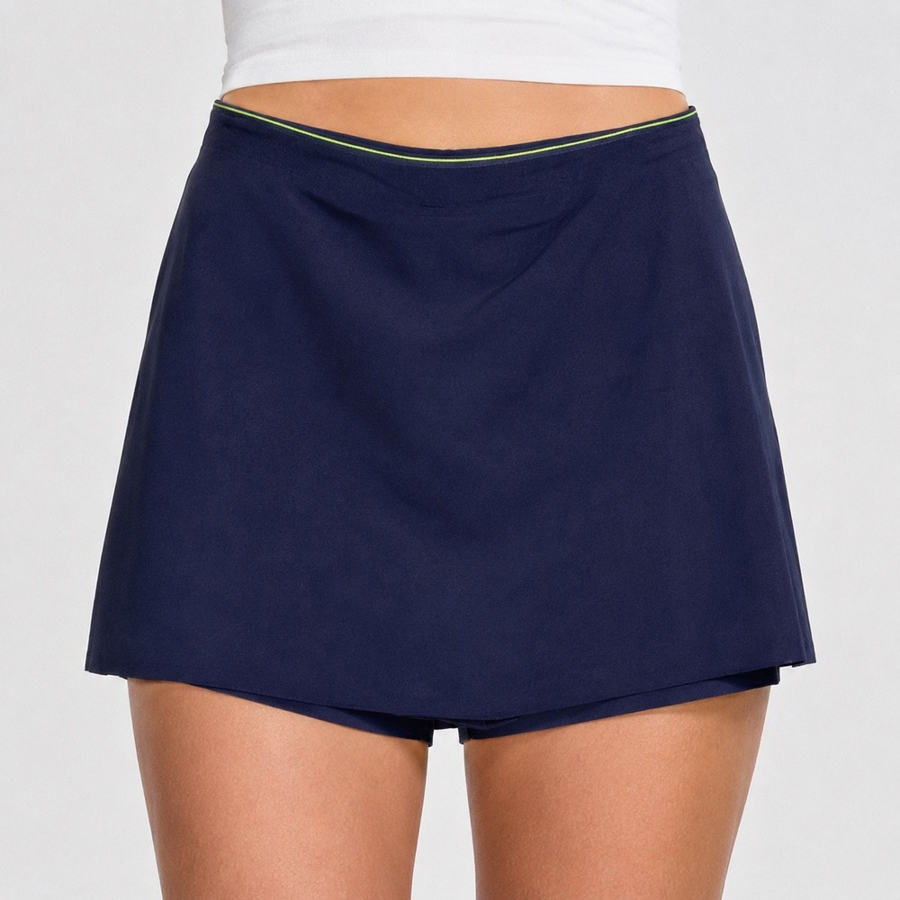 EP Pro Women's Navy Blue Golf Skort Size 6 Active Tennis Skirt with Pocket Golf